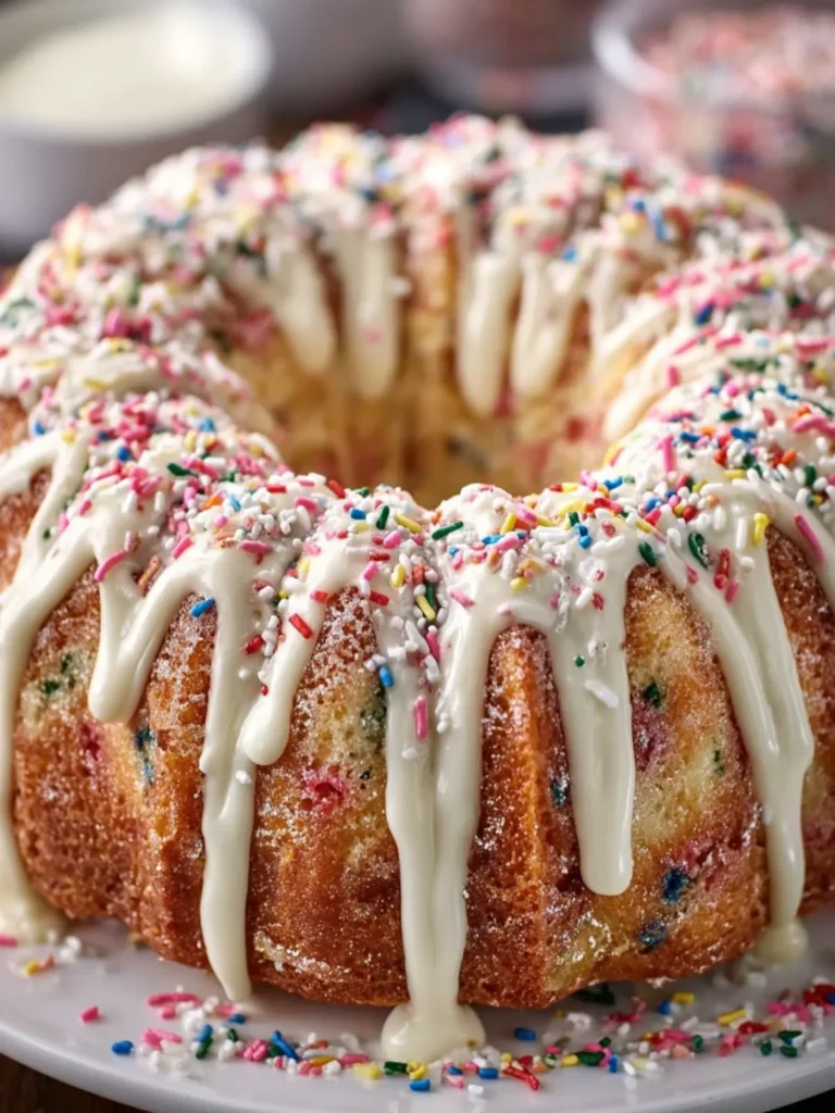Funfetti Bundt Cake Delight First Image