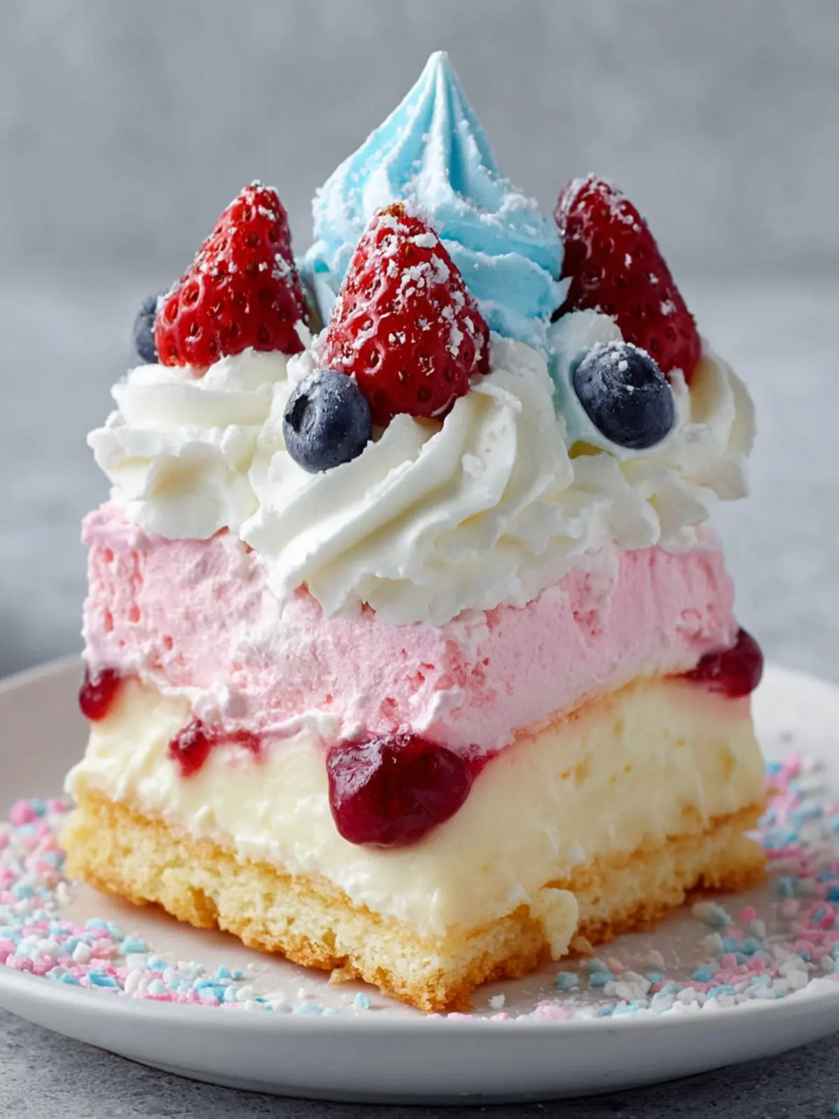 Pastel Meringue Layer Cake First Image