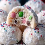 Christmas M&M Snowball Cookies: Indulge in Festive Bliss! First Image