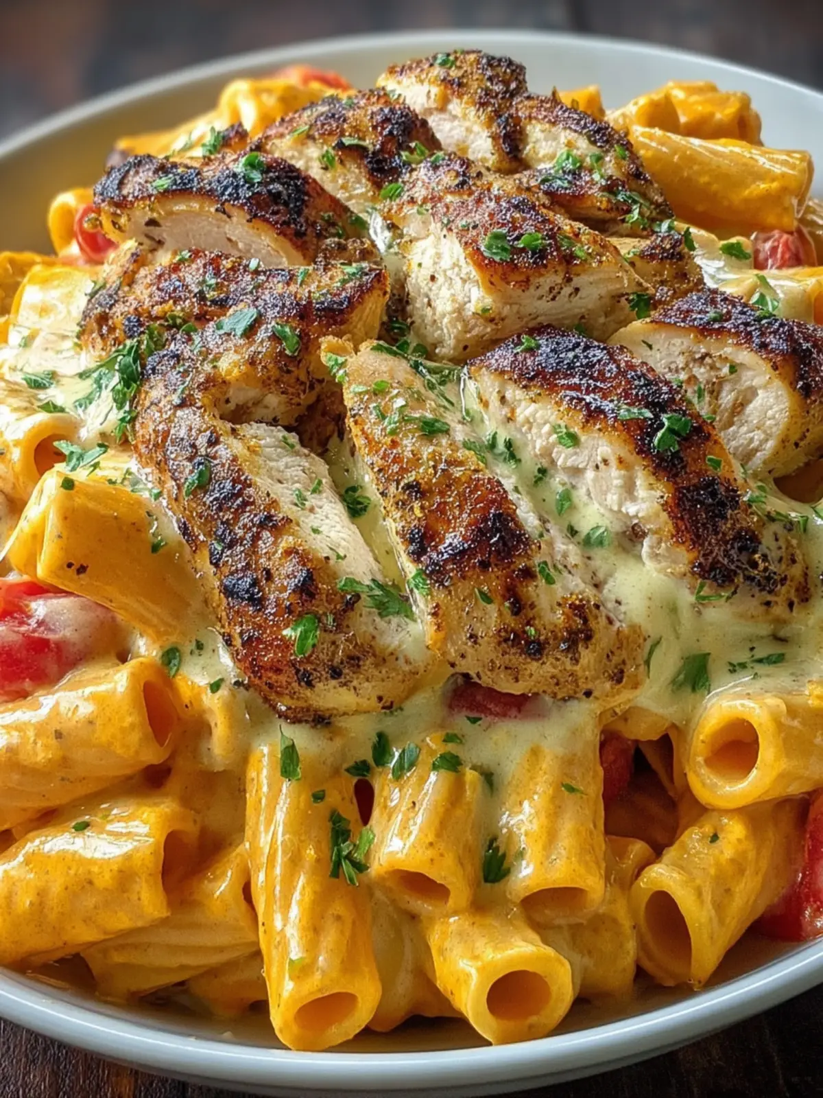 Creamy Rigatoni with Grilled Chicken First Image