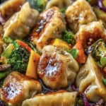 Pan-Fried Dumplings with Vegetables First Image