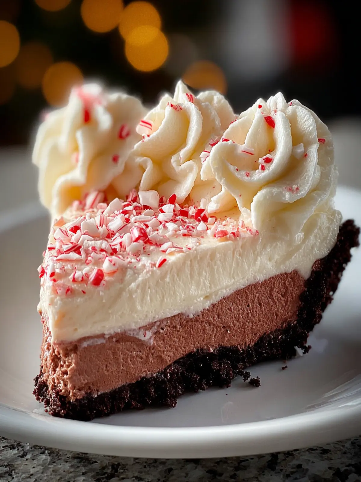 5-Minute No Bake Peppermint Pie – A Creamy Holiday Miracle First Image