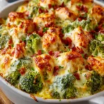 Creamy Cheesy Broccoli Chicken Bake First Image