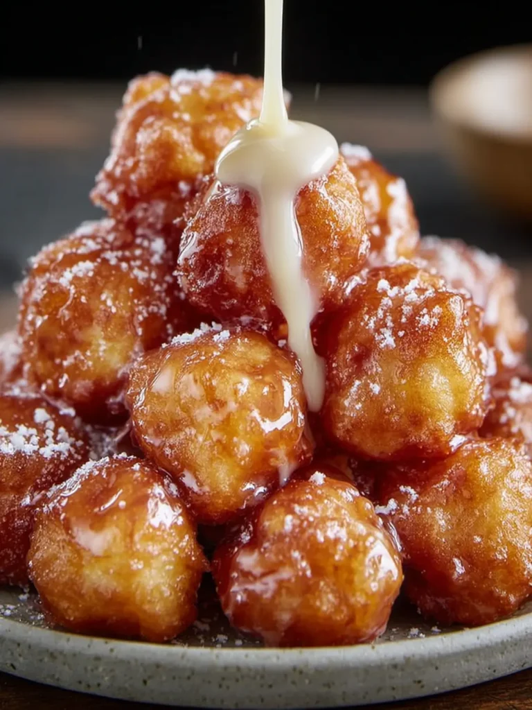 Crispy Glazed Honey Fritters First Image