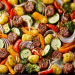 Sheet Pan Gnocchi with Sausage and Veggies First Image