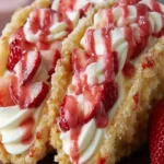 Strawberry Cheesecake Dessert Tacos First Image