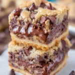 Gooey Toffee Chocolate Chip Bars First Image