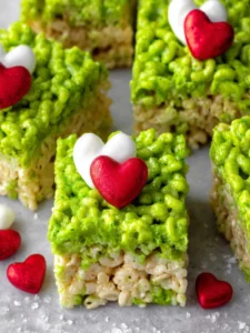 Grinch Rice Krispie Treats First Image