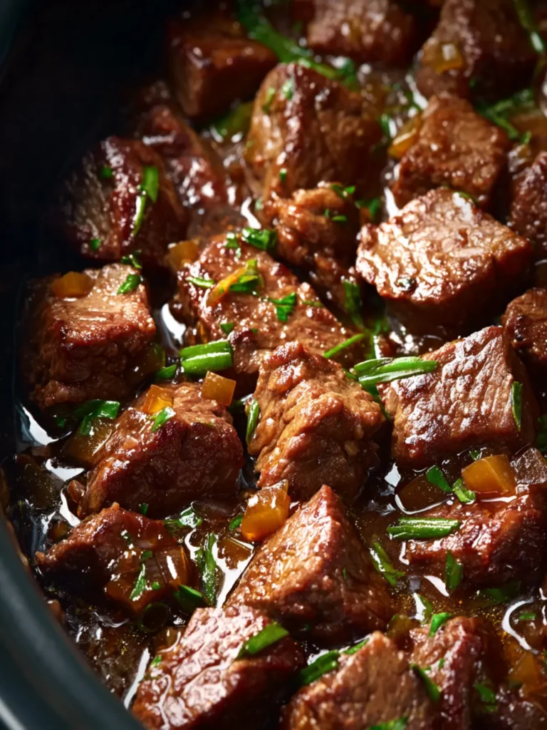 Crockpot Garlic Butter Beef Bites First Image