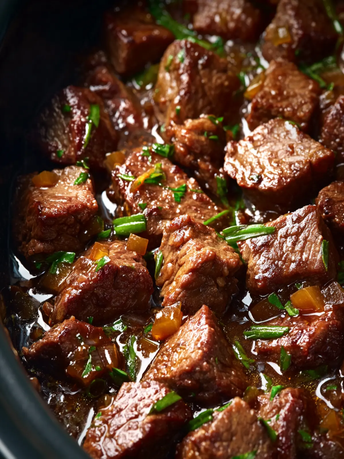 Crockpot Garlic Butter Beef Bites First Image