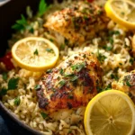 One Pot Lemon Herb Chicken & Rice First Image
