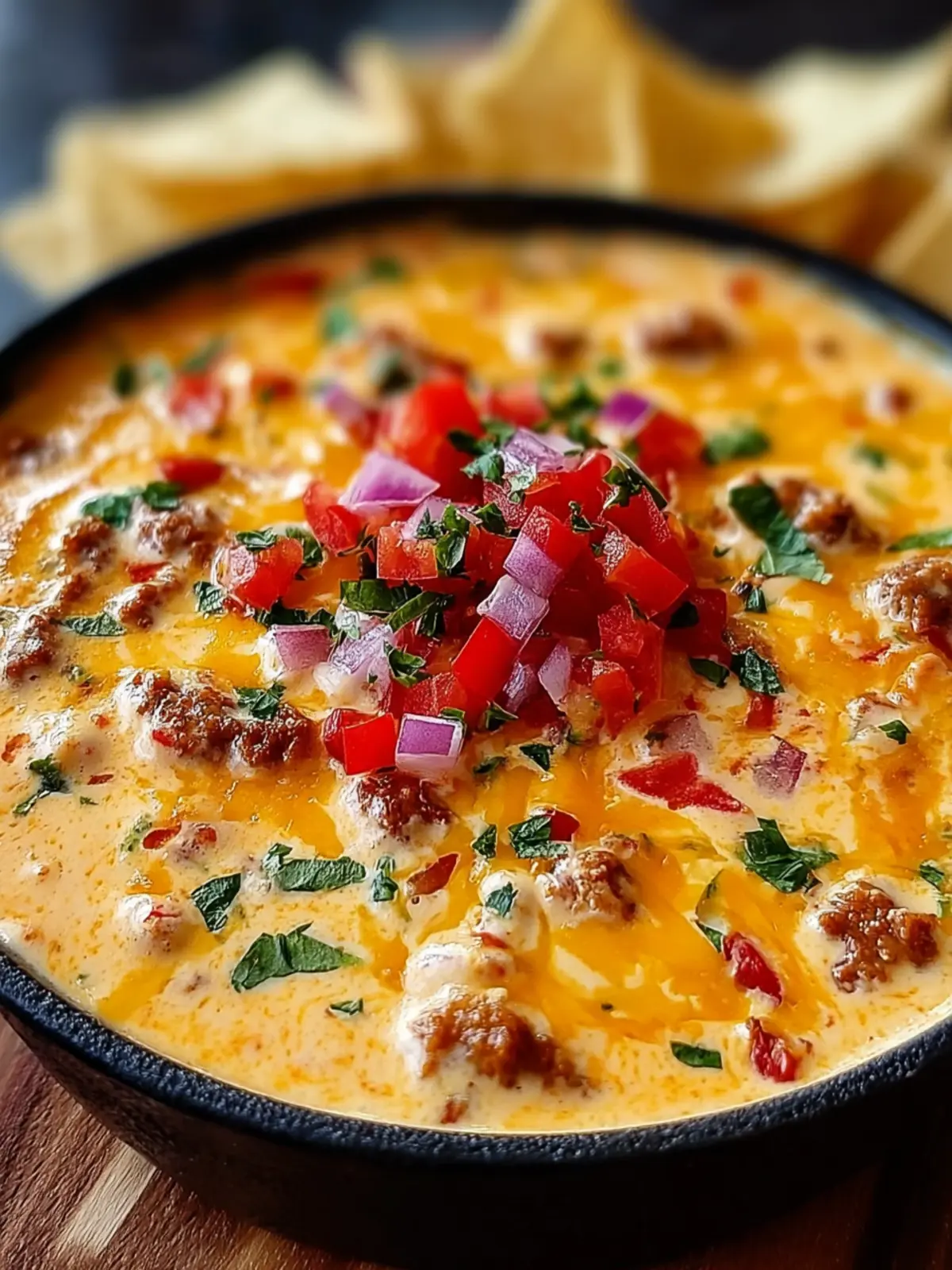 Cheesy Rotel Ranch Queso – The Ultimate Game Day Dip First Image