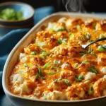 Irresistible Buffalo Chicken & Cauliflower Casserole Recipe First Image