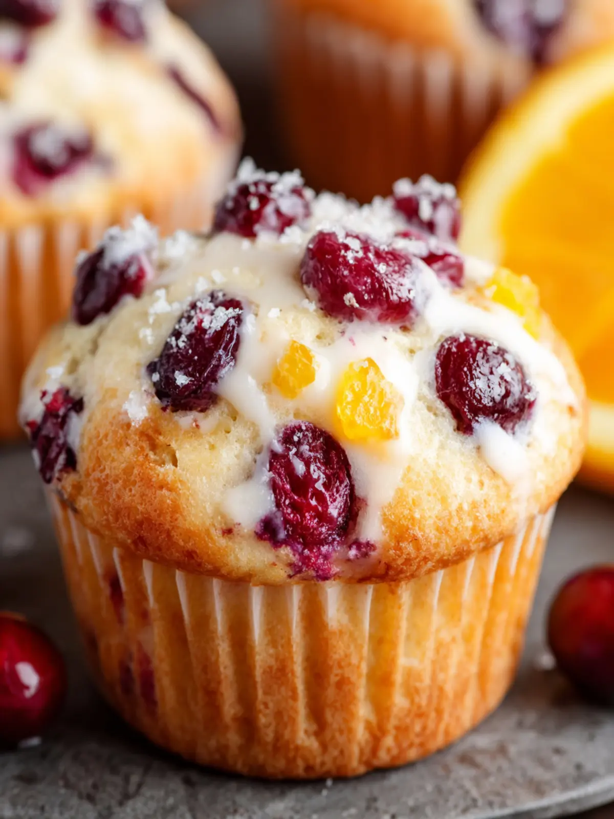 Cranberry Orange Muffin Recipe First Image