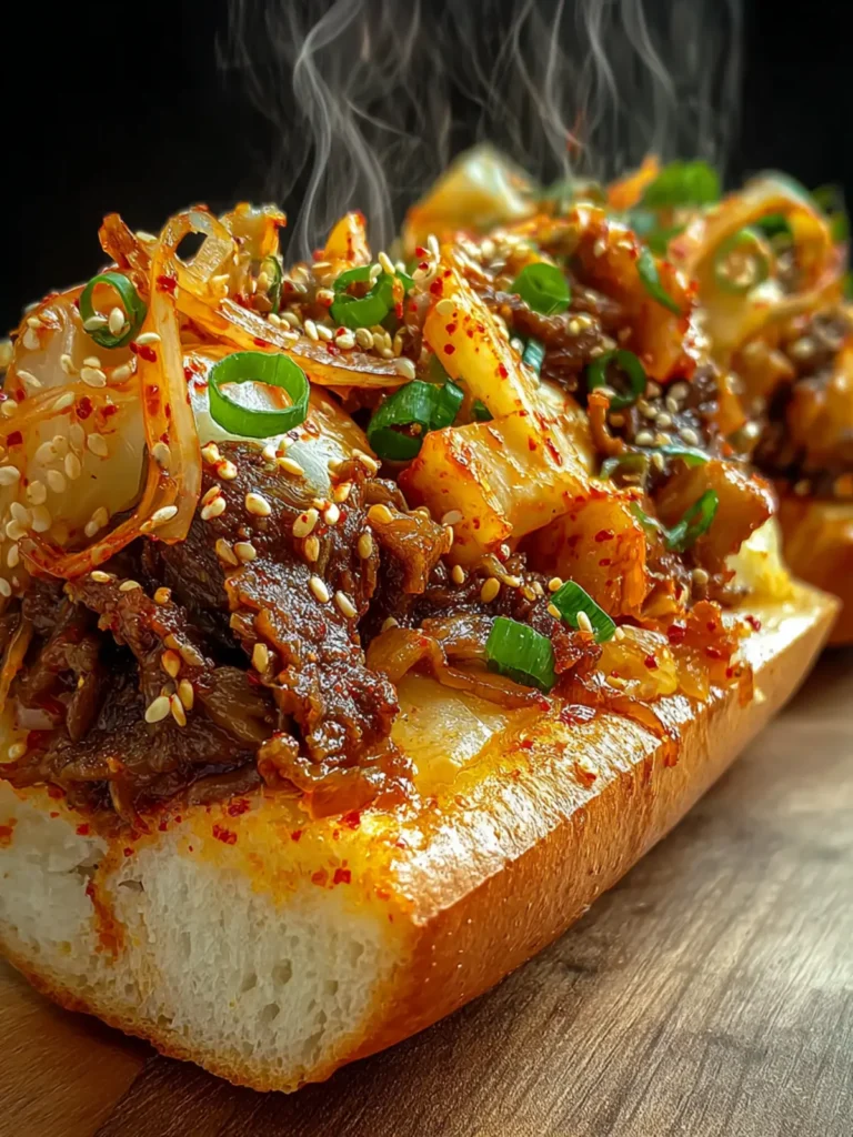 Spicy Kimchi Bulgogi Cheesesteak First Image