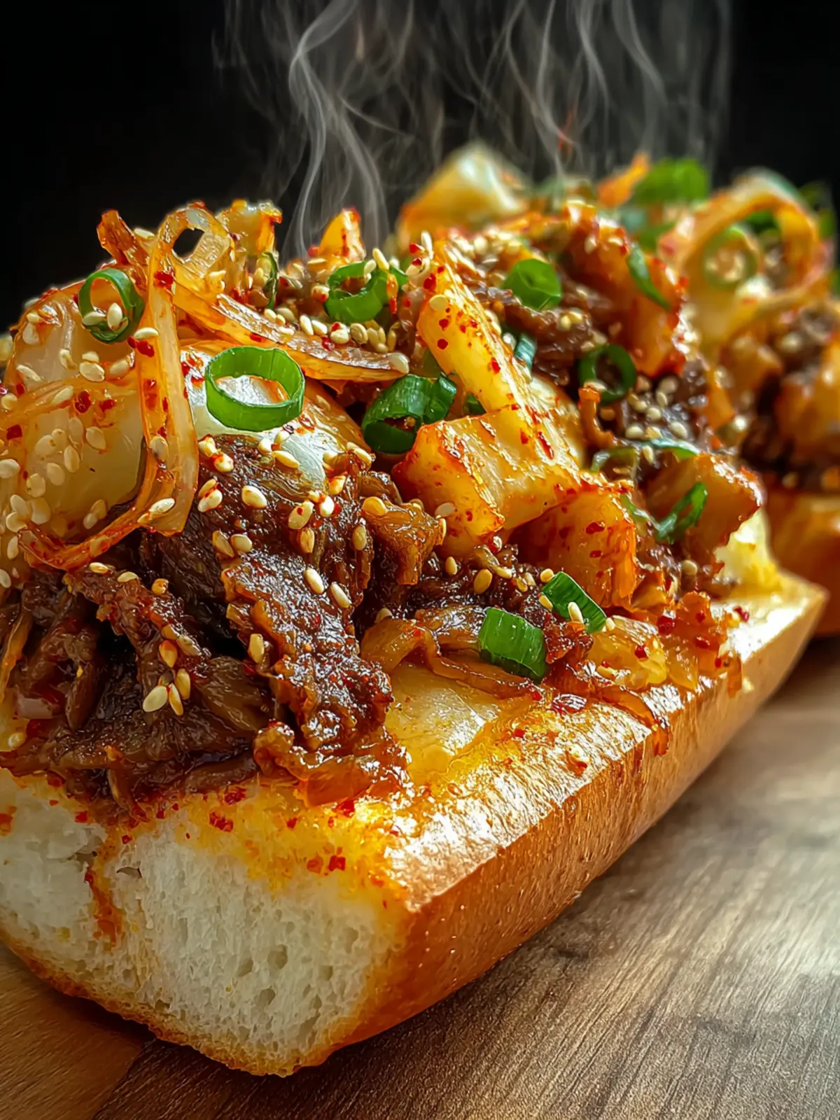 Spicy Kimchi Bulgogi Cheesesteak First Image