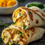 Creamy Chicken Cheese Wraps First Image