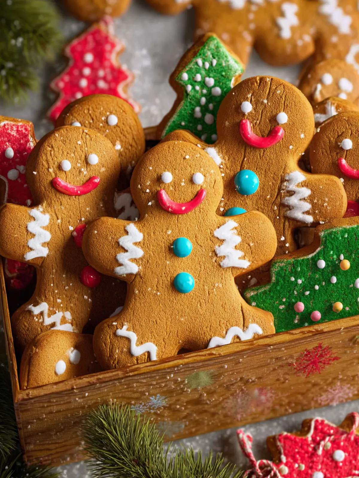 Gingerbread Men Cookies First Image