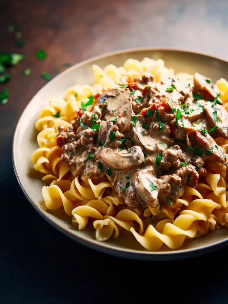 Ground Beef Stroganoff Recipe First Image