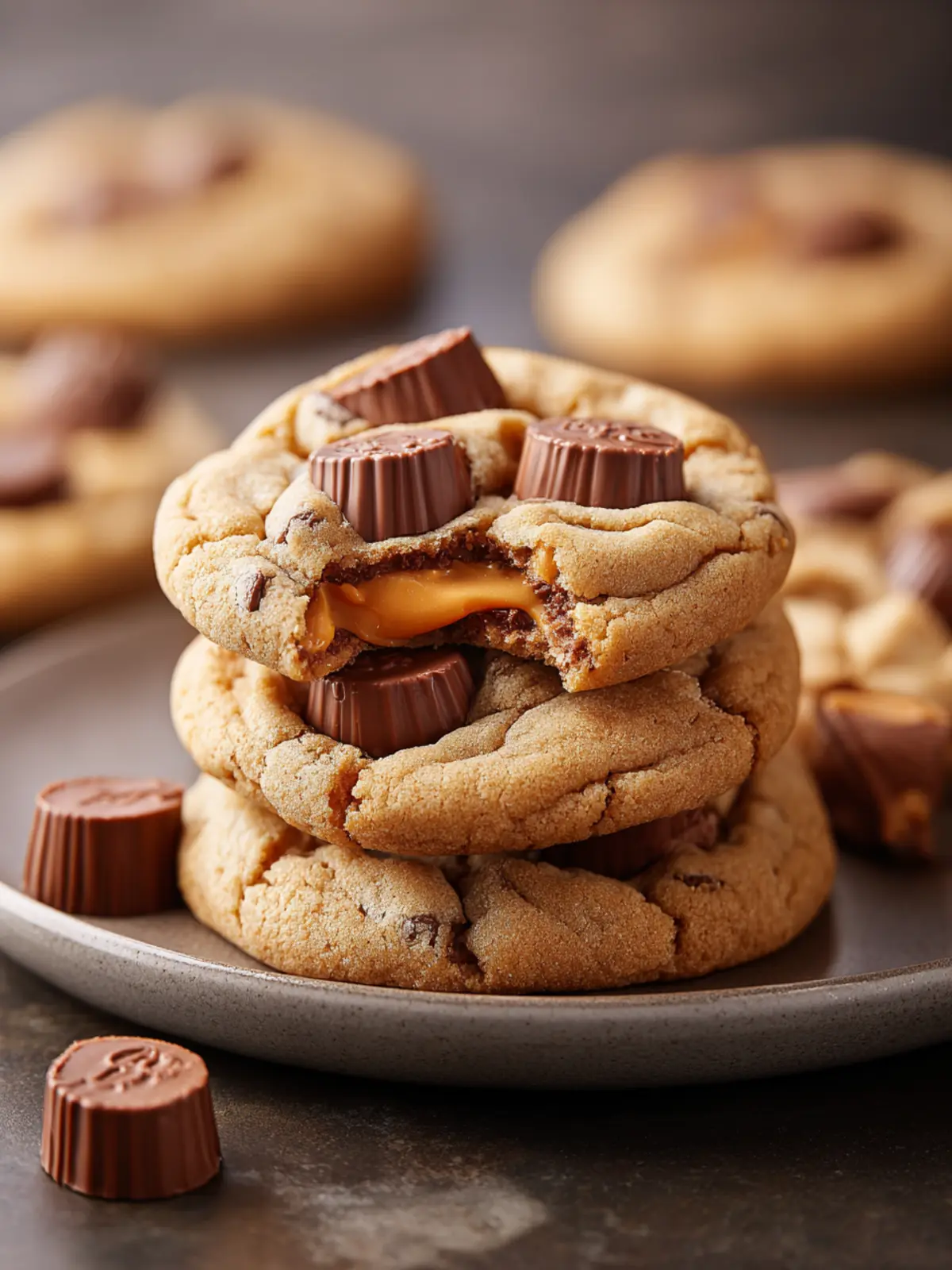 Peanut Butter Cup Cookies First Image