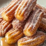 Irresistible Gingerbread Churro Bites with Caramel Dip First Image
