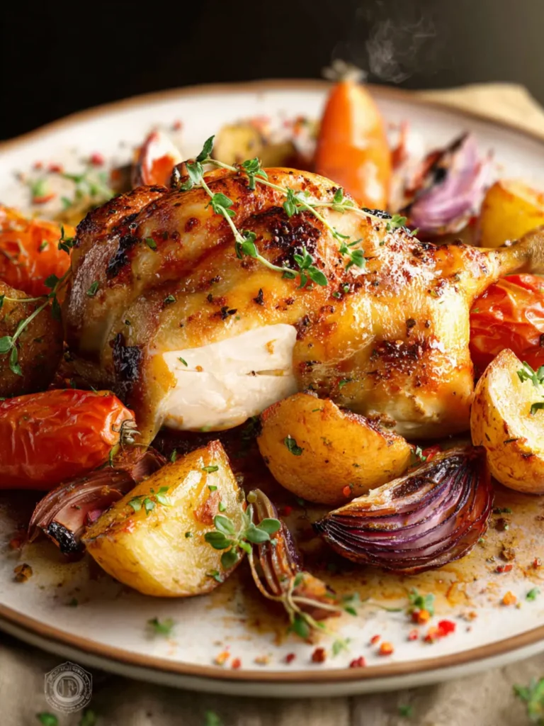 Roasted Chicken and Vegetables First Image