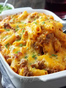 Hamburger Casserole For One First Image