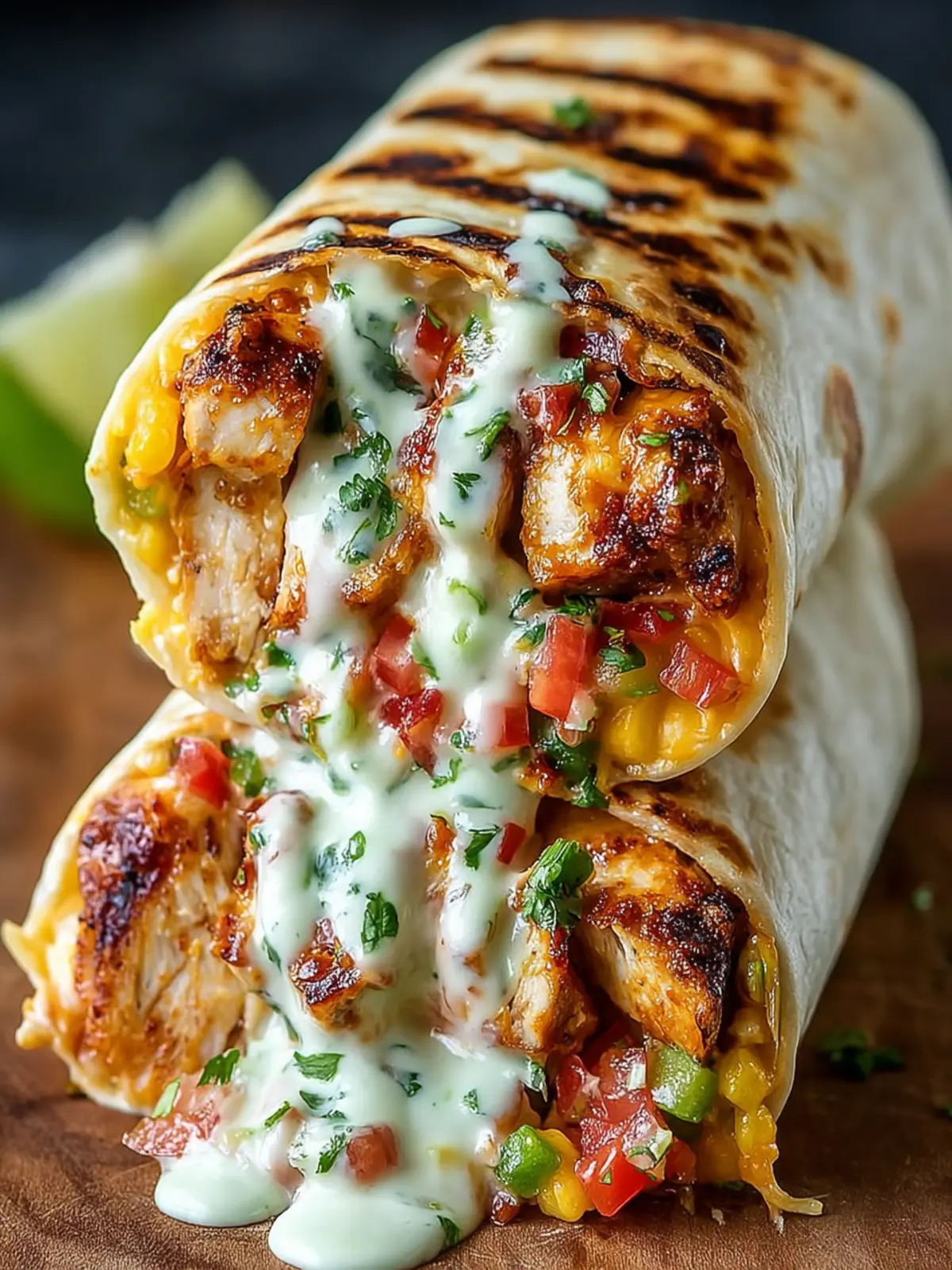 Chipotle Ranch Grilled Chicken Burrito First Image
