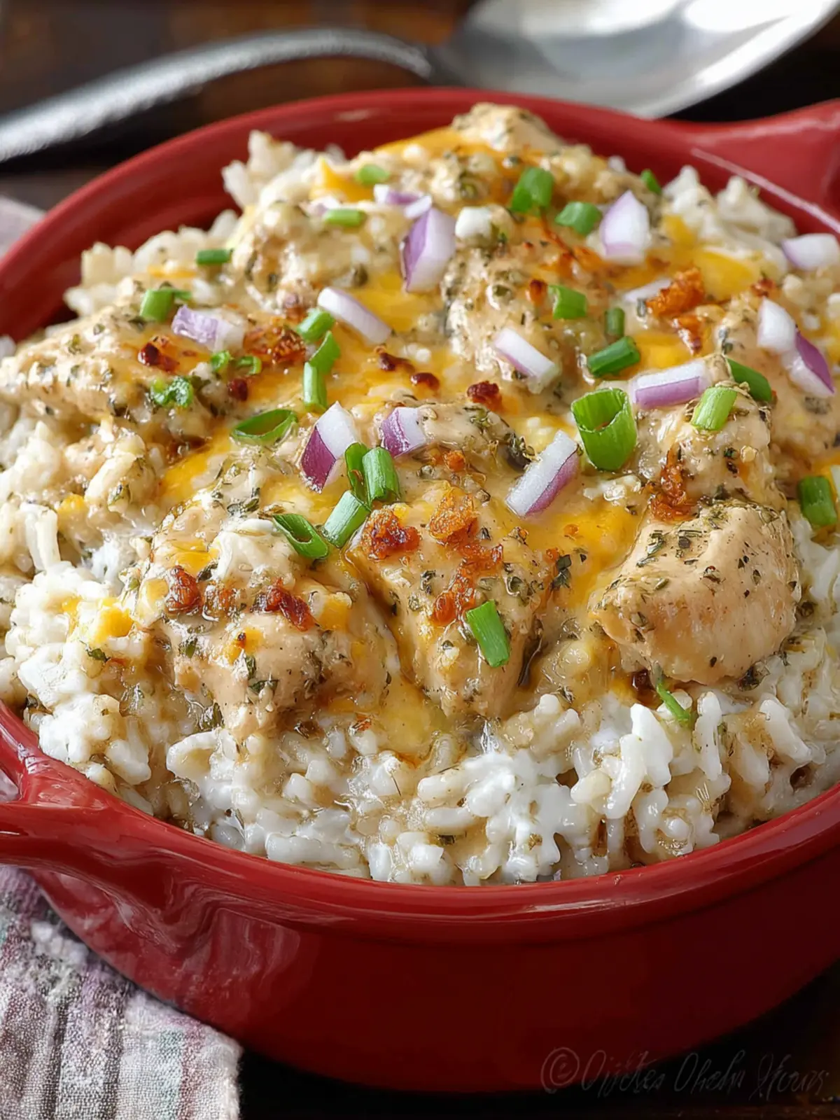 Chicken And Rice Casserole For One First Image