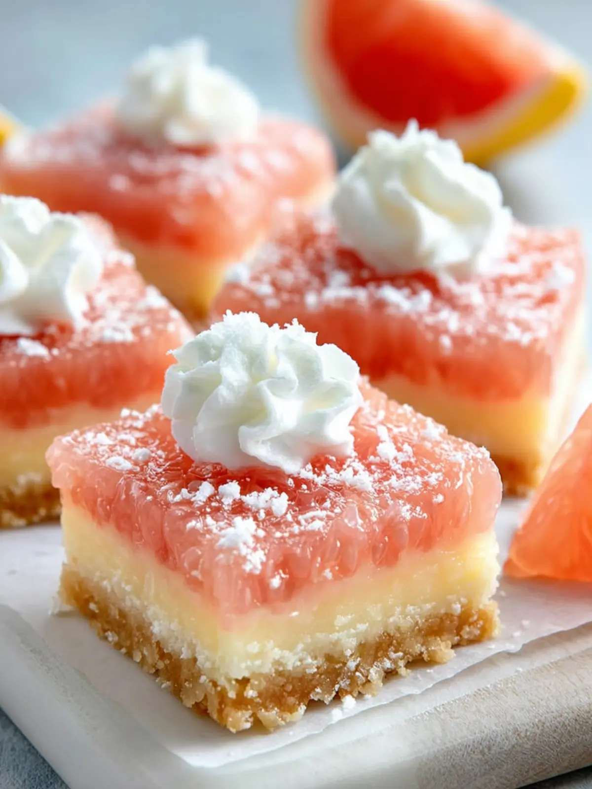 Irresistible Grapefruit Bars: Sweet-Tart Citrus Delight First Image