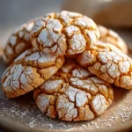 Peanut Butter Crinkle Cookies First Image