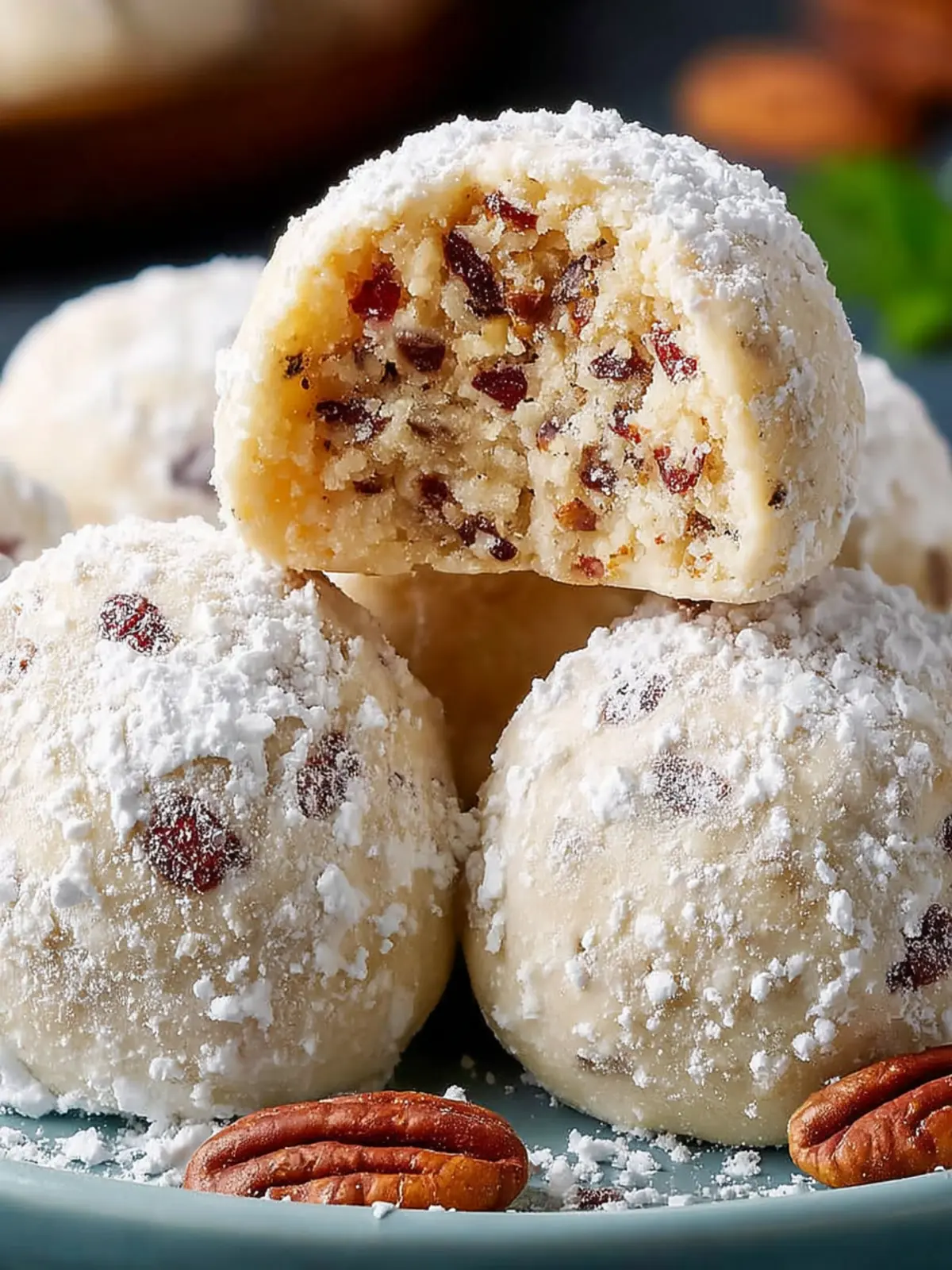 Pecan Snowball Cookies First Image