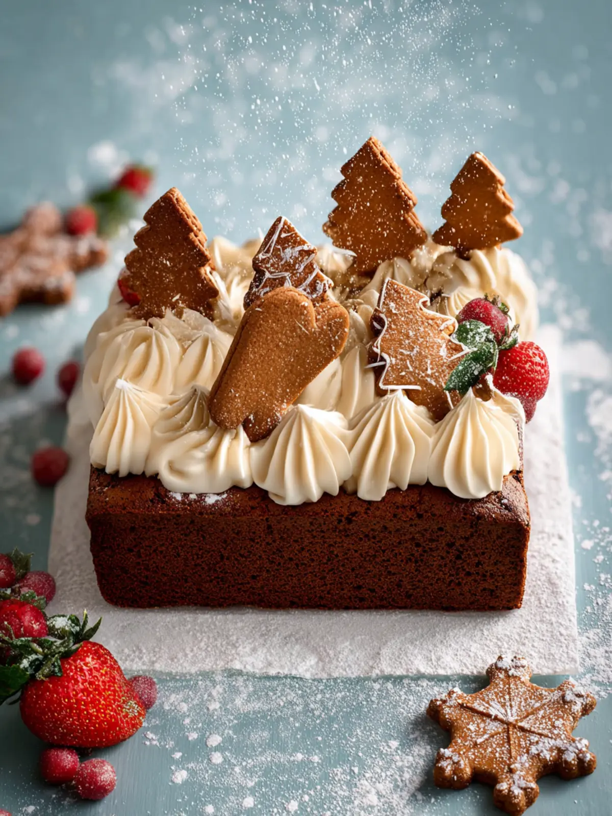 Gingerbread Traybake Cake First Image