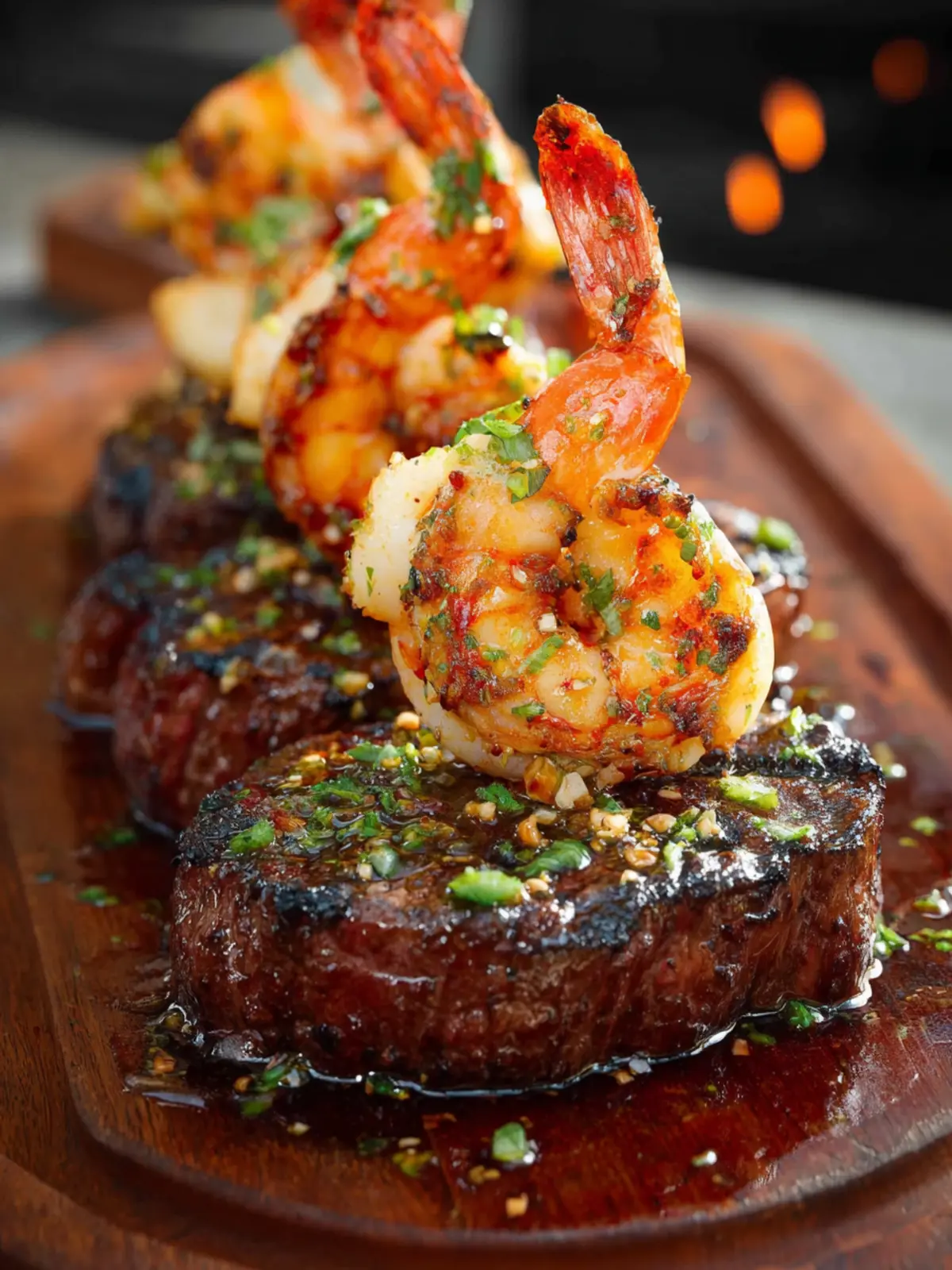Hot Honey Steak and Shrimp First Image