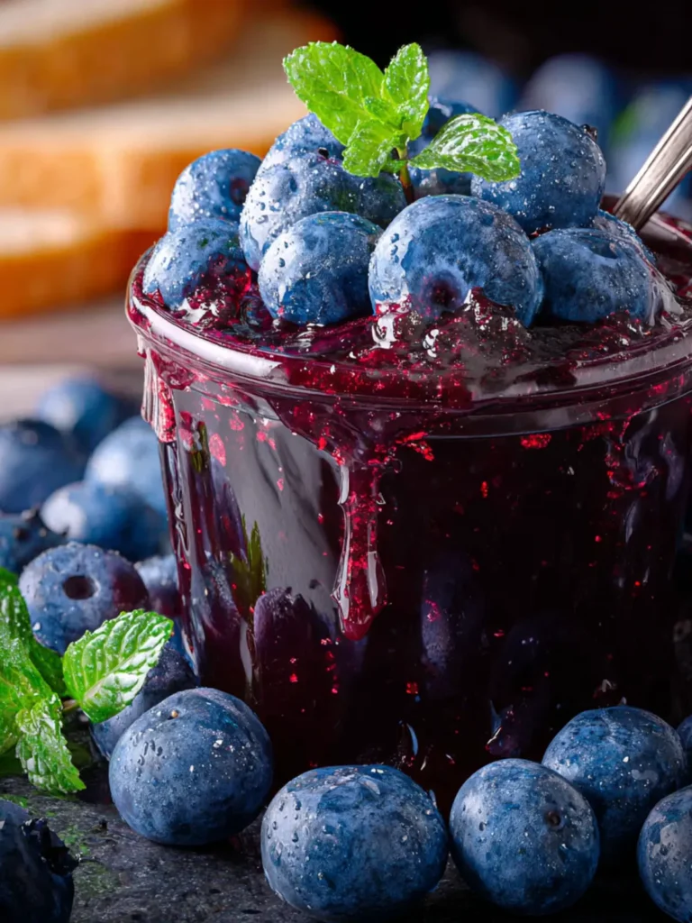 Blueberry Jam (with fresh or frozen berries) First Image
