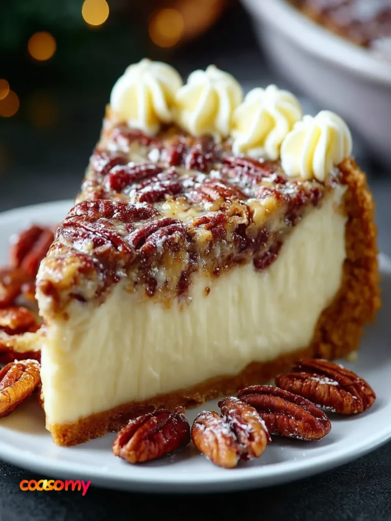 Pecan Cheesecake Pie First Image