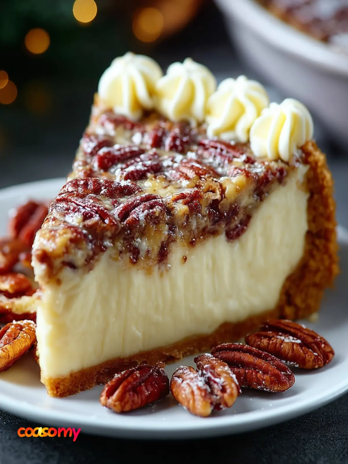 Pecan Cheesecake Pie First Image