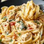 Irresistible Creamy Tuscan Chicken Pasta Recipe Delight First Image