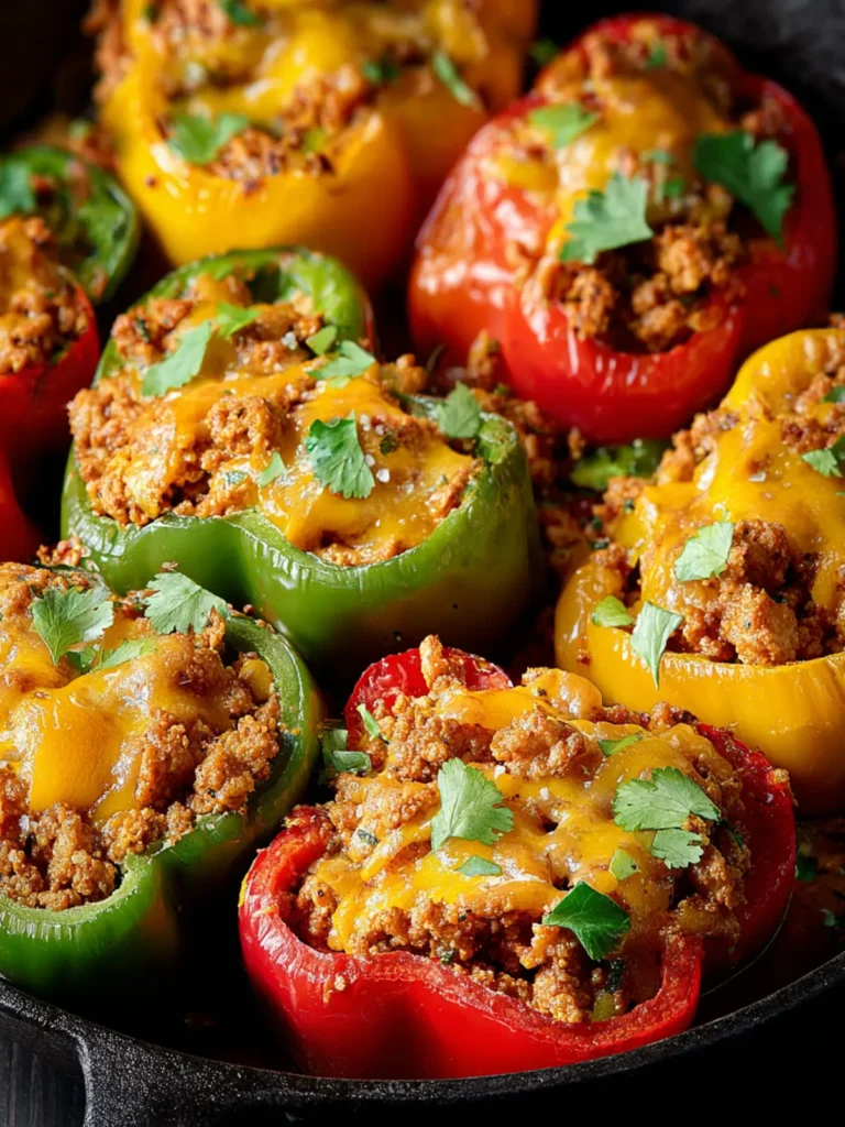 Savory Ground Turkey and Peppers Recipe First Image