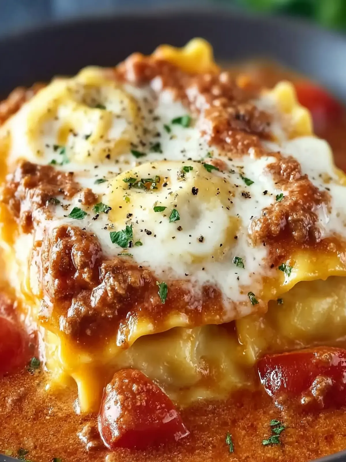 Crockpot Ravioli Lasagna: A Hands-Off, Flavor-Packed Comfort Food Masterpiece First Image