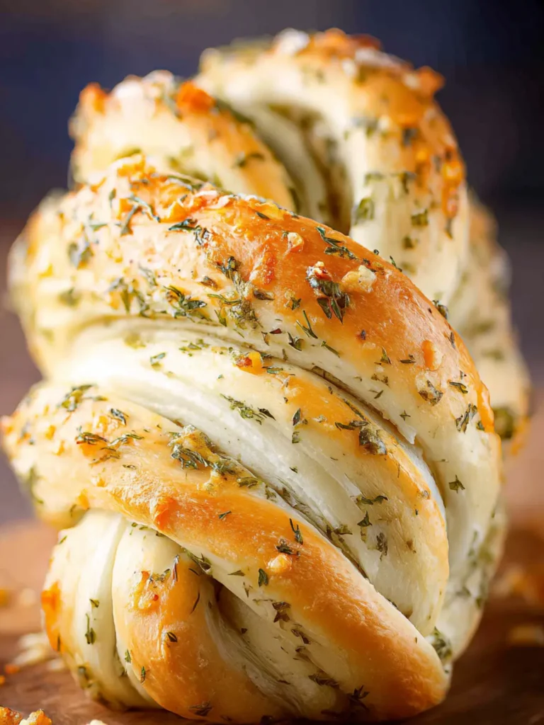 Garlic Herb Twist Bread First Image
