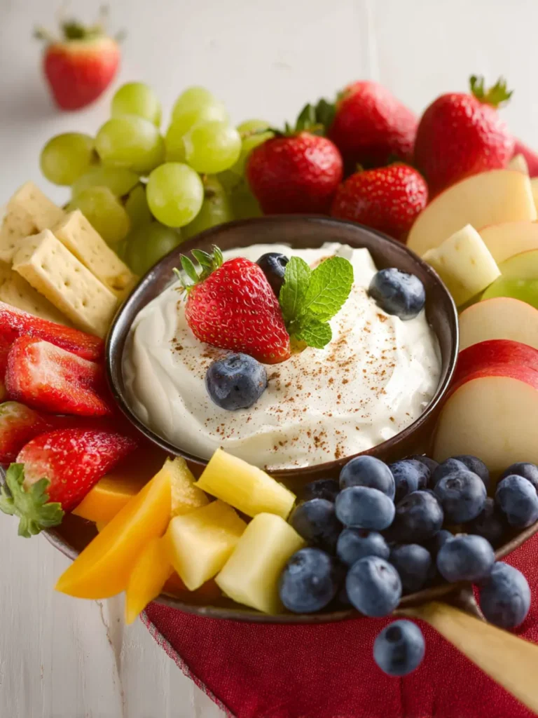 Cream Cheese Fruit Dip First Image