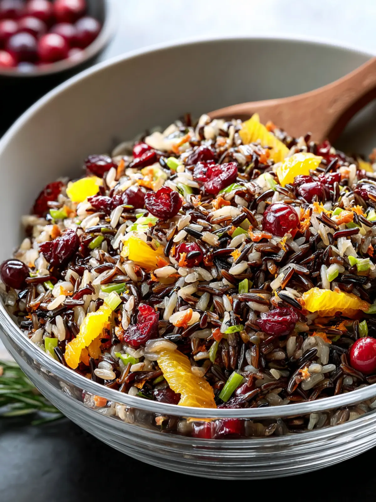 Flavorful Wild Rice with Cranberries & Orange Zest Recipe First Image