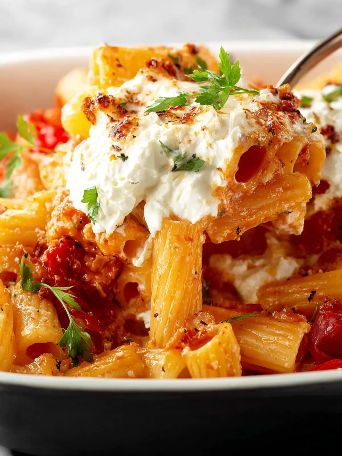 Baked Rigatoni with Ricotta First Image