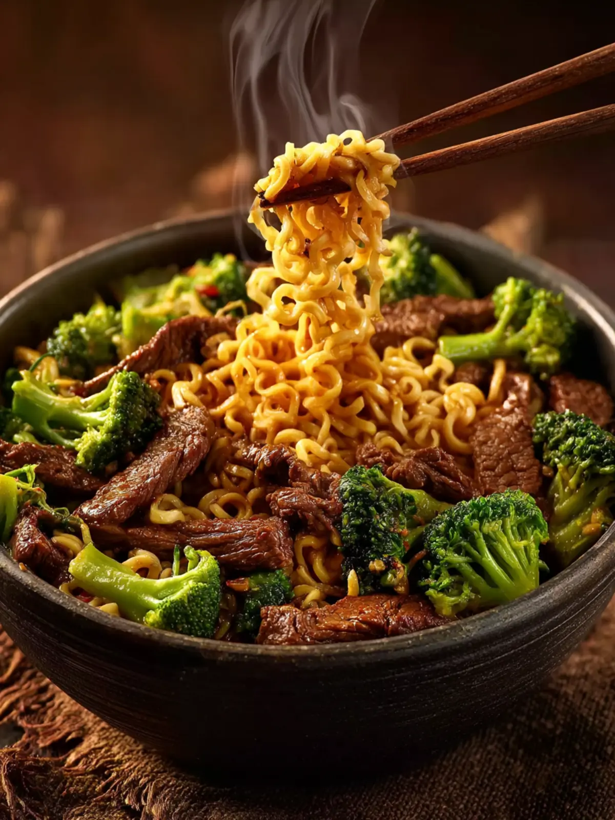 Beef and Broccoli Ramen Stir Fry First Image