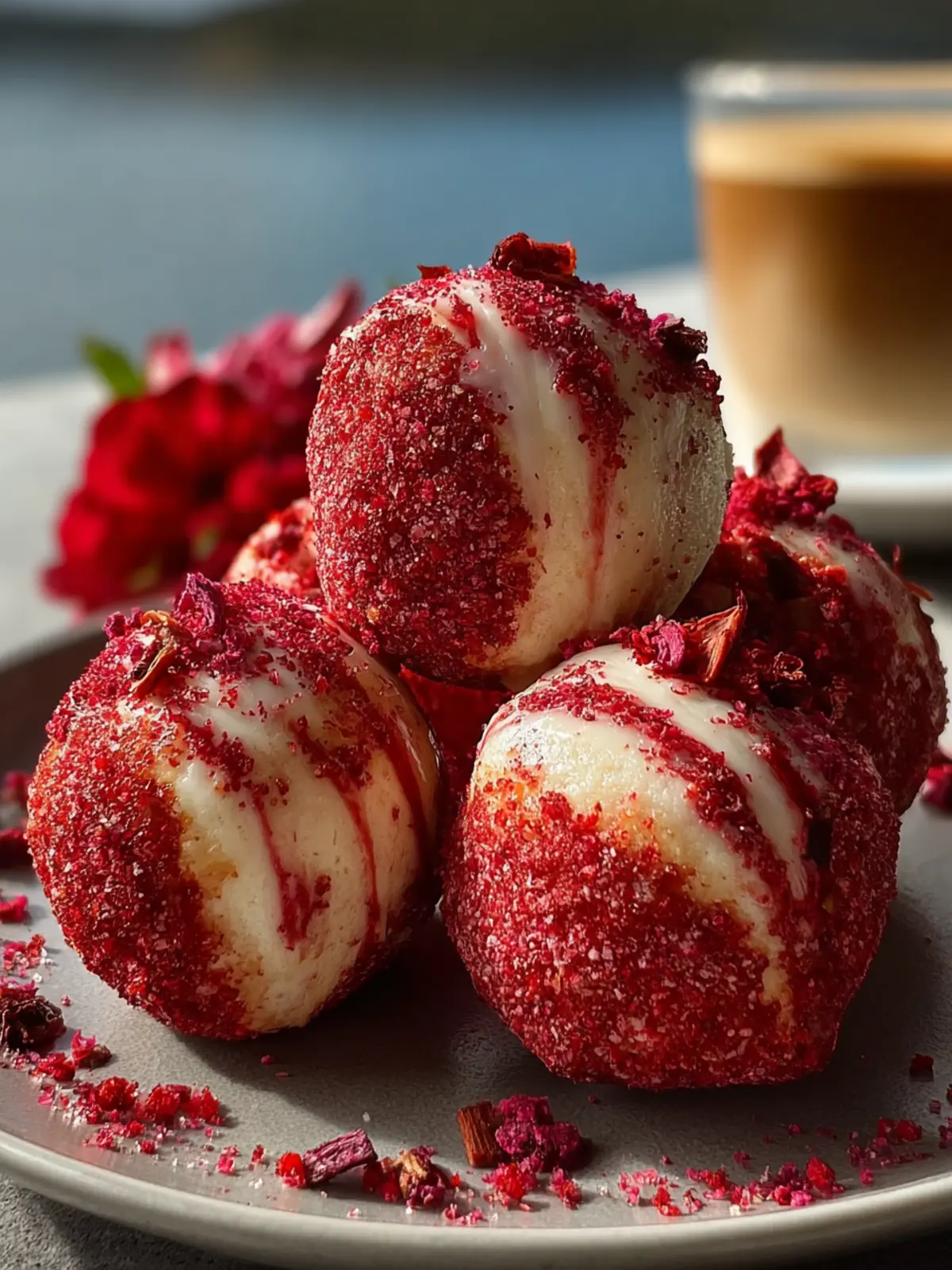 Strawberry Cheesecake Protein Balls First Image