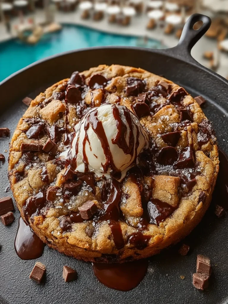 Chocolate Chip Skillet Cookie First Image