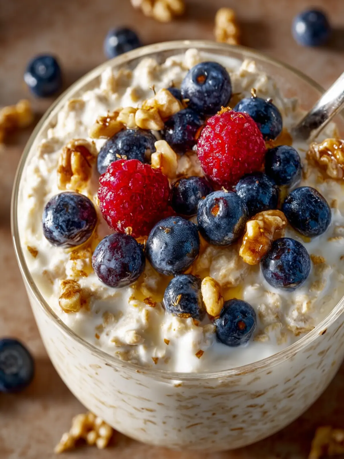 Greek Yogurt Overnight Oats (Easy High-Protein Breakfast) First Image
