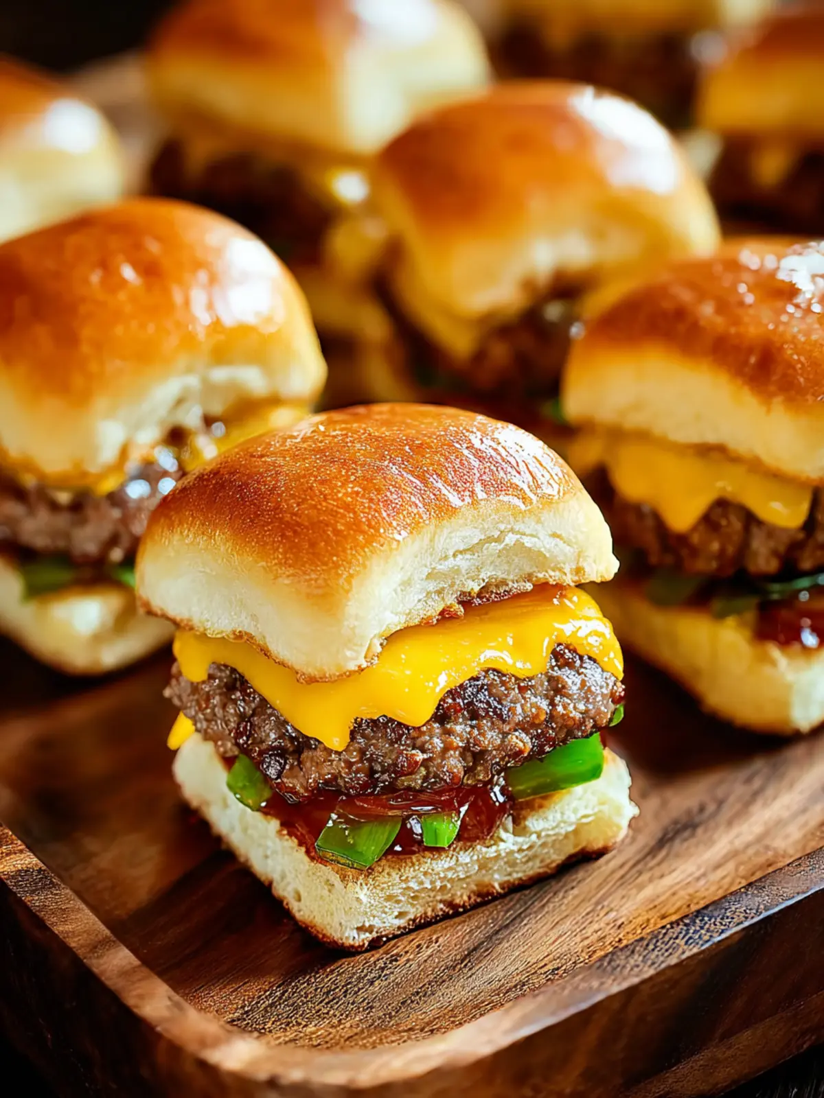 Savory Hawaiian Roll Cheeseburger Sliders Recipe Delight First Image