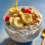 Banana Overnight Oats with Greek Yogurt (High-Protein) First Image